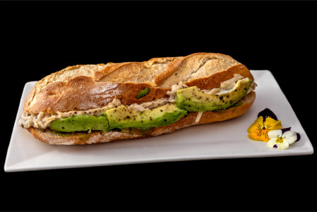 Chicken Mayo Avocado Baguette - Robert Freeborough
